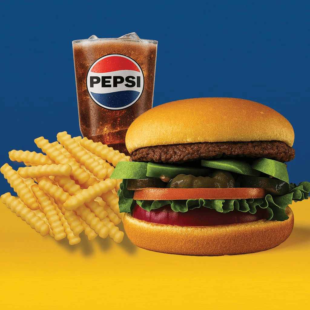 9. Avocado Burger Combo.