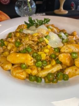 Gnocchi & Sweet Italian Sausage Pasta.