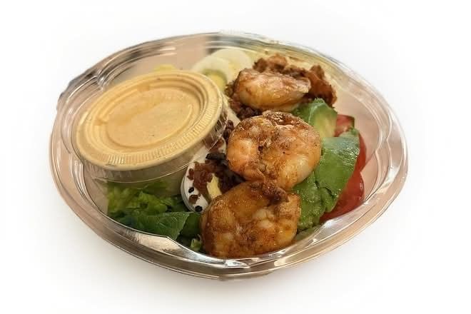 Blackened Shrimp Cobb Salad.