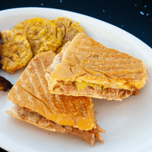 Traditional Cuban Sandwich Plate.