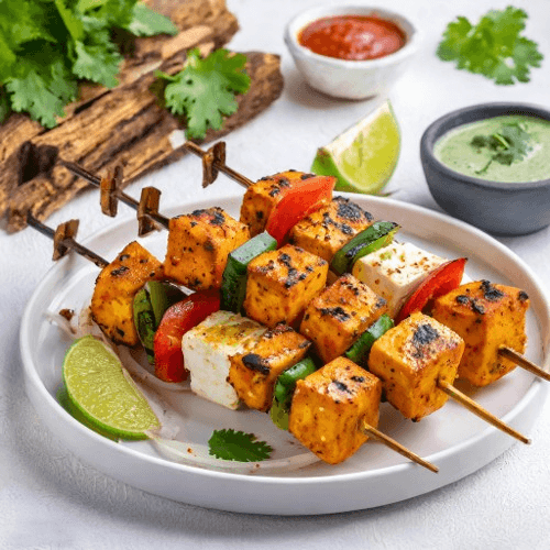 Paneer Tikka Kebab.