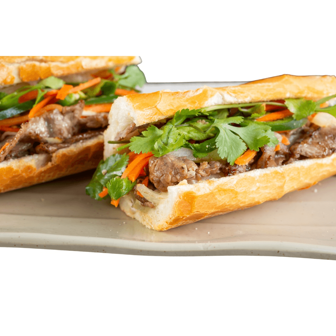 B1. Banh Mi Bo Xao (Stir Fried Beef).