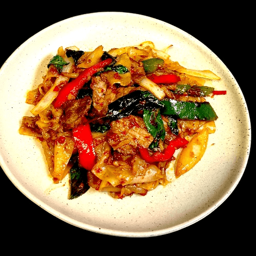 Beef Spicy Drunken Noodles