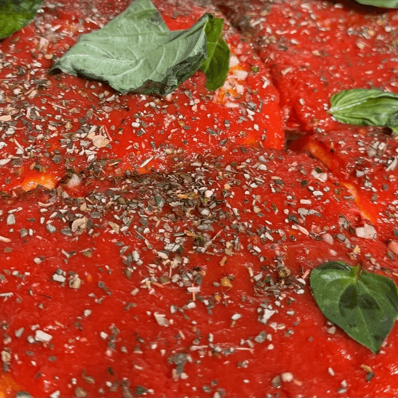 Marinara Pie (no Cheese).