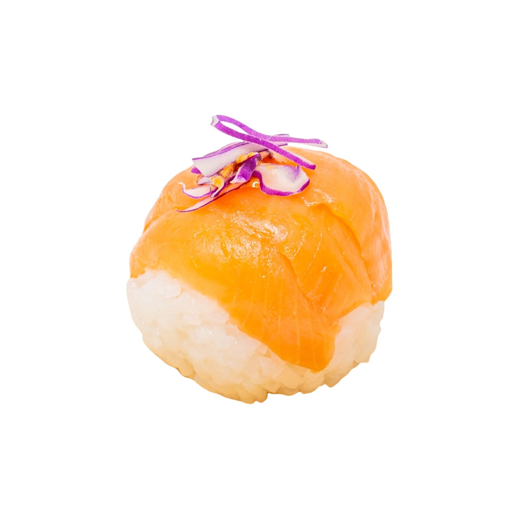 Smoked Salmon Sushi Ball - 烟熏三文鱼寿司球 - Bolita de Sushi de Salmón Ahumado.