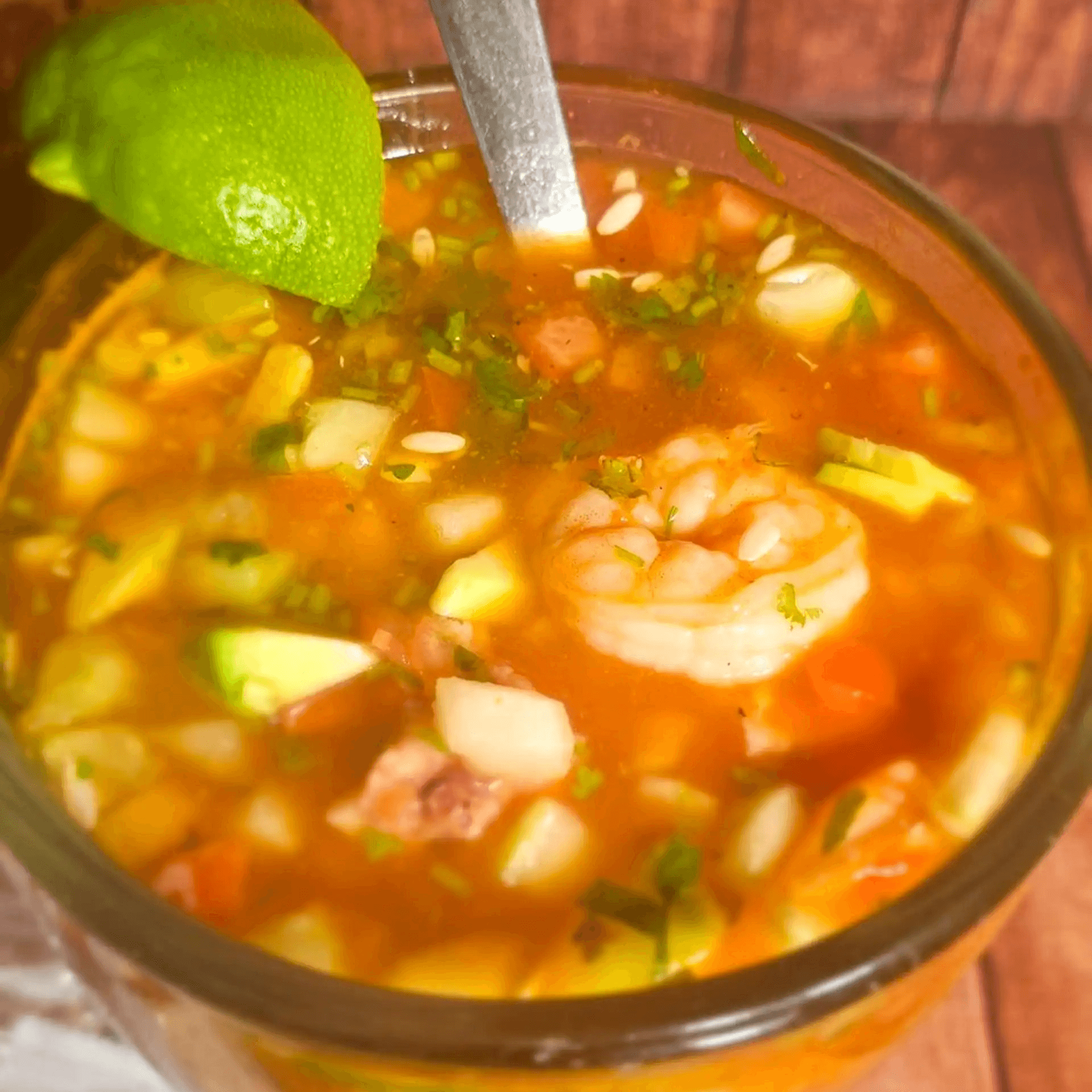 Cóctel De Camarones.