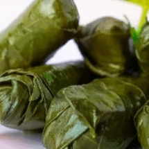 Stuffed Grape Leaves.