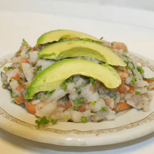 Tostada De Ceviche.