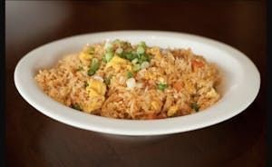 Korean Kimchi Fried Rice.