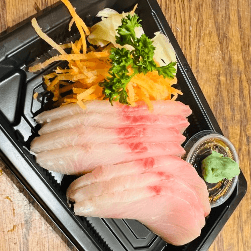 Sashimi Yellowtail Appetizer7 Pieces.