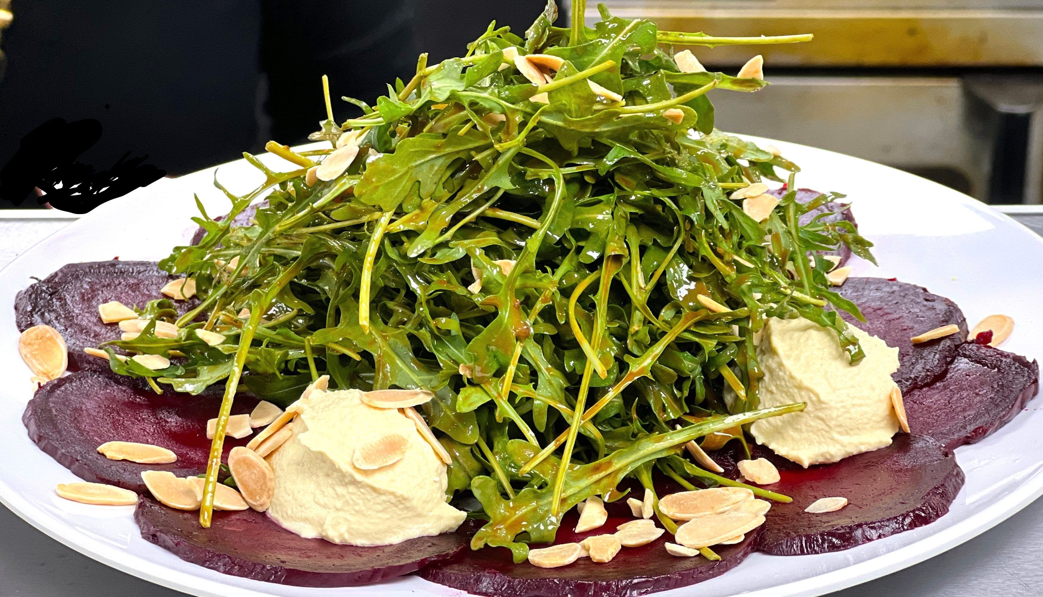 Beet Carpaccio (c).