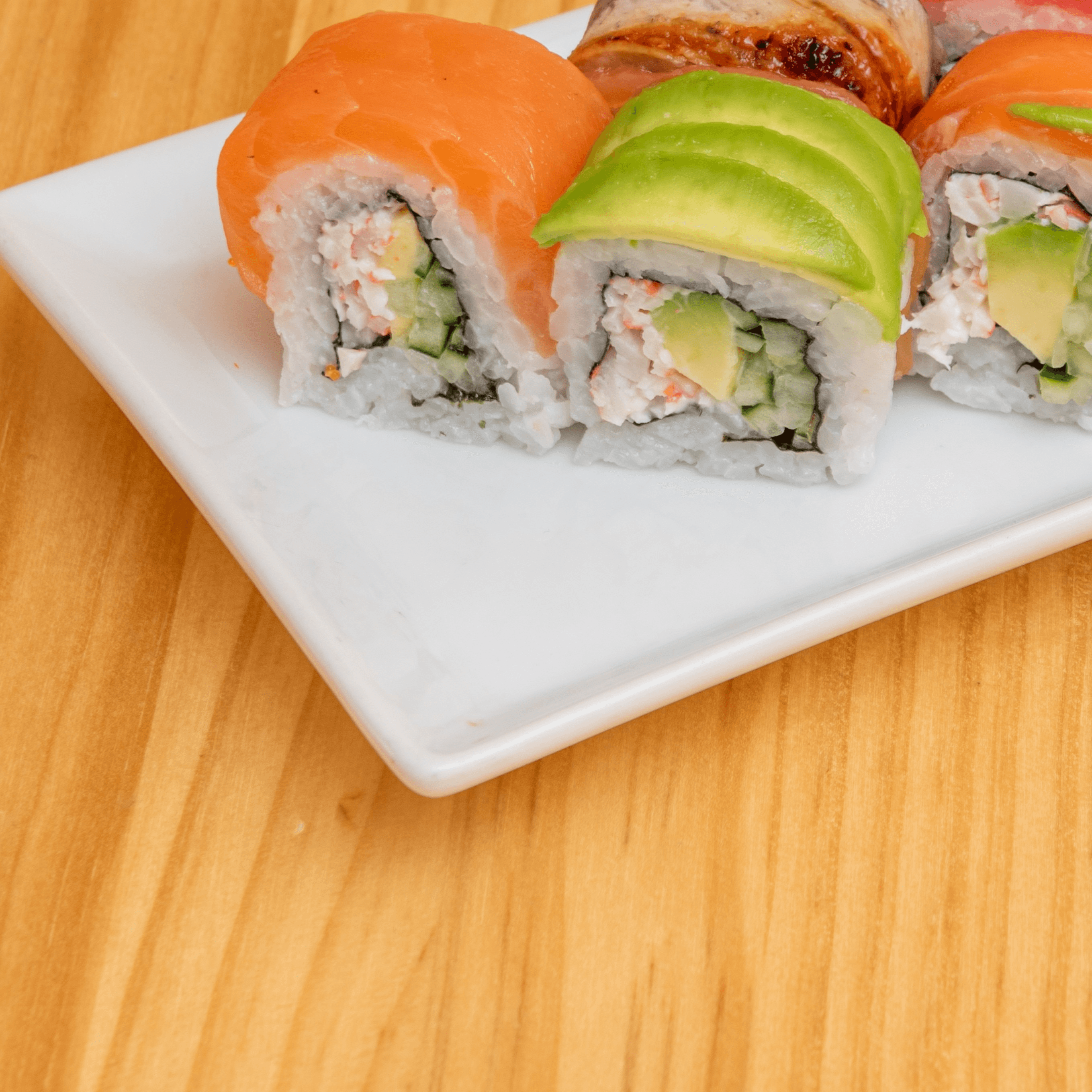 Salmon Avocado Roll.