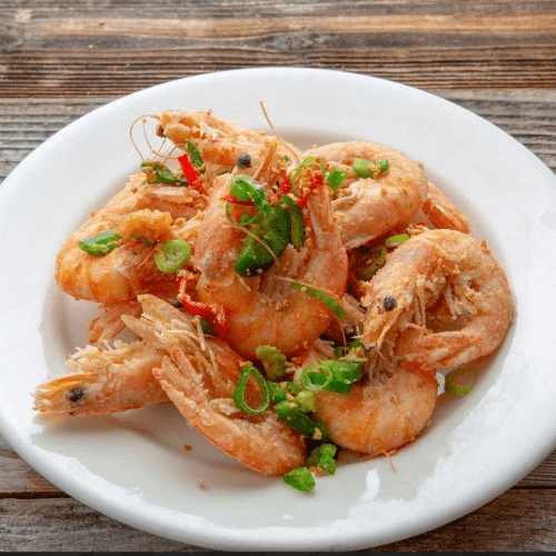 E14  Deep Fried Shrimp with Spicy Salt 酥炸椒鹽蝦