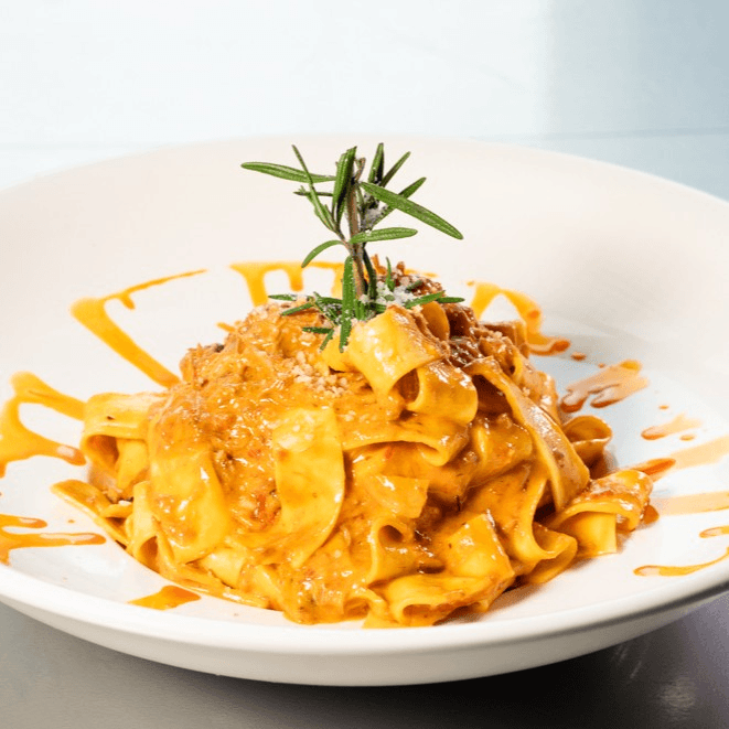 Yiayia's Duck Pappardelle.