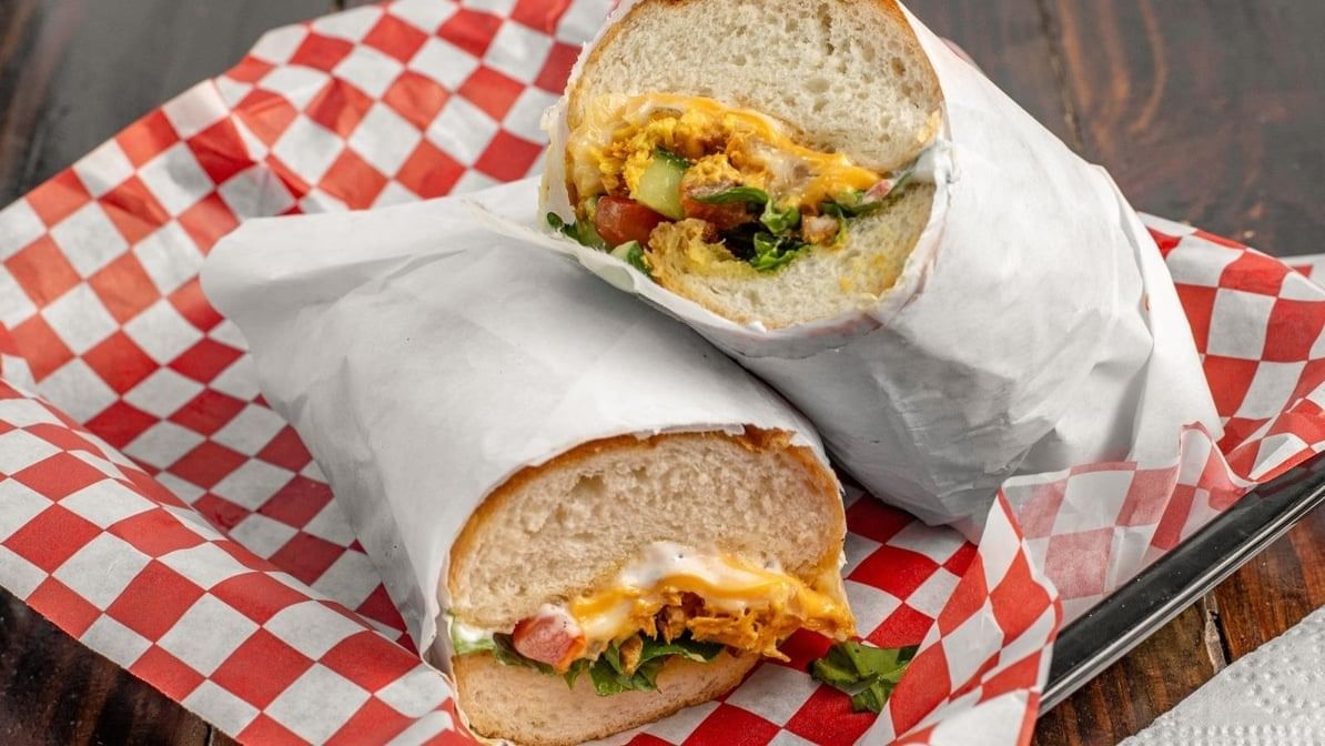 Chicken Cheesesteak Sandwich.