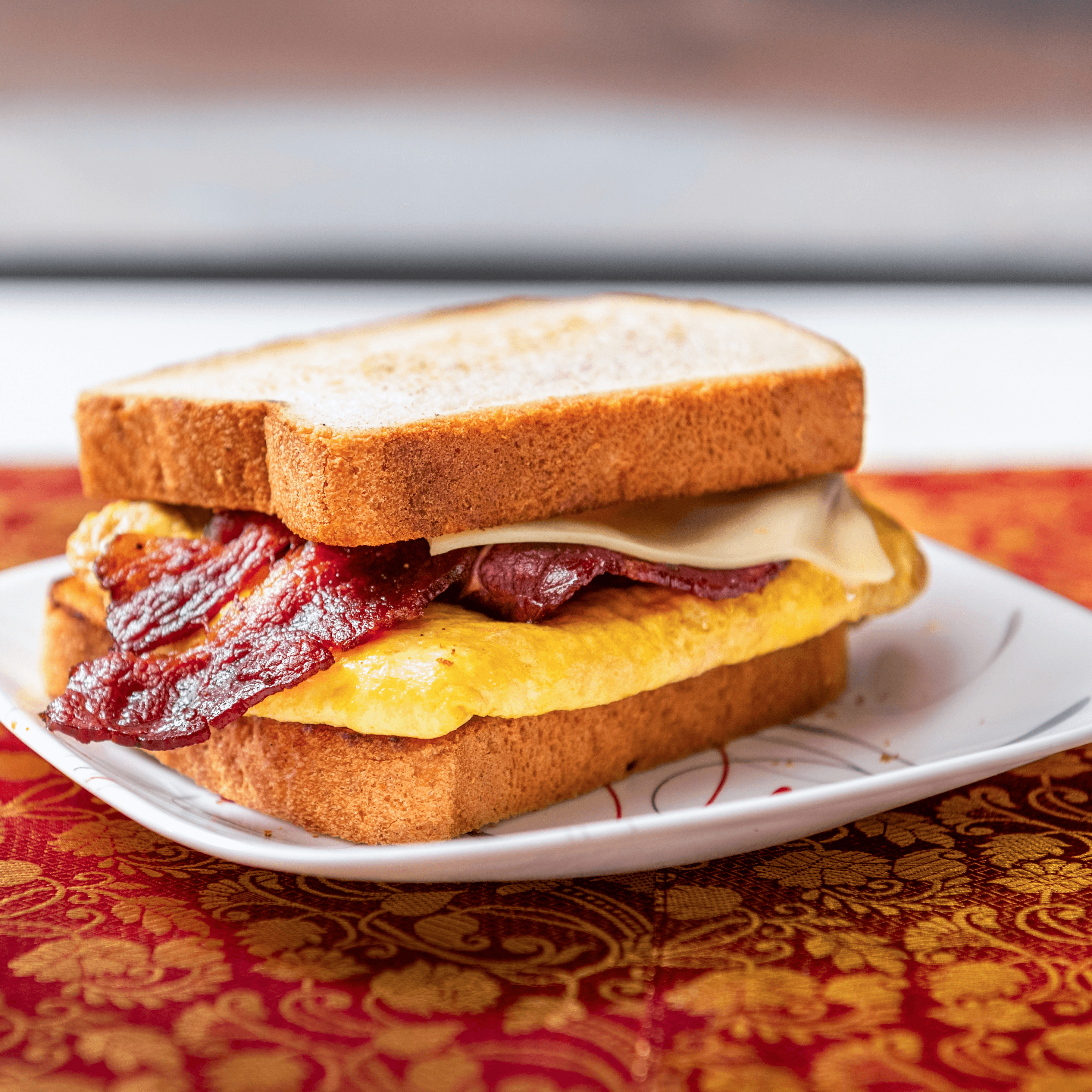 Bacon Egg and Cheese Sandwich.