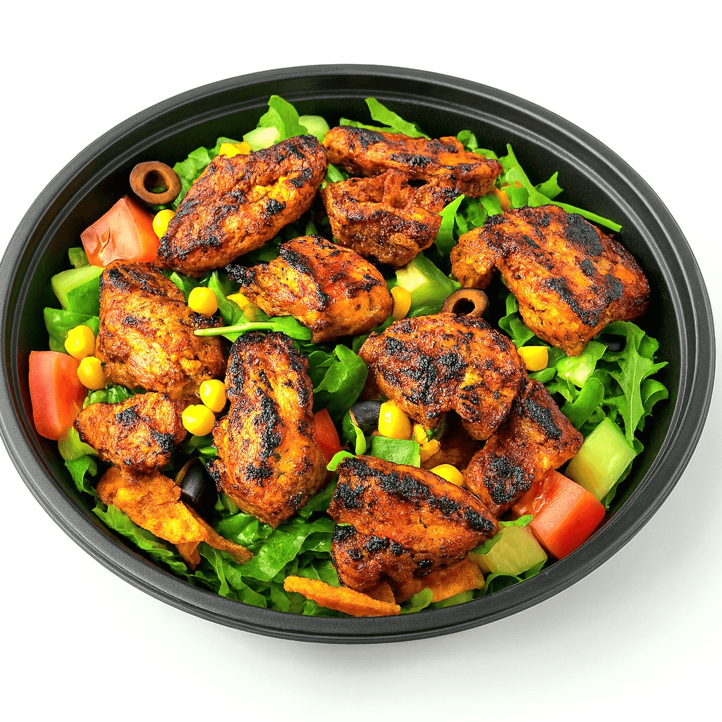 Chicken Kabob Salad.