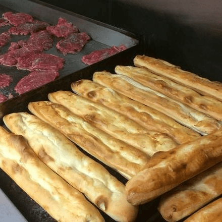 17'' Philly Steak Sandwich.