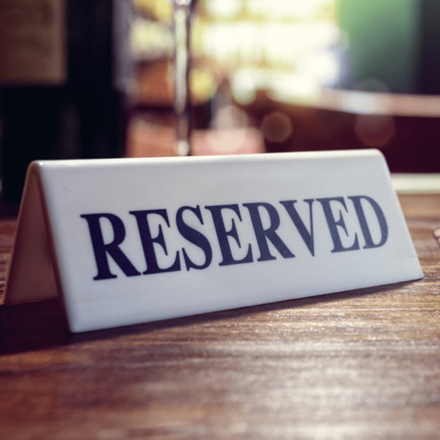 Save your table today