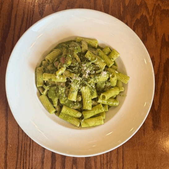 Penne Pesto Alla Frankie Pasta.