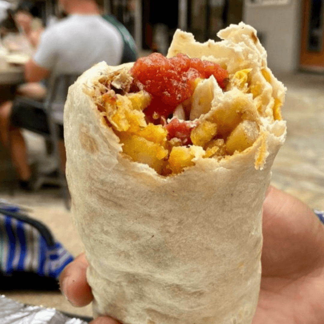 Wendy's Bomber (Breakfast Burrito).