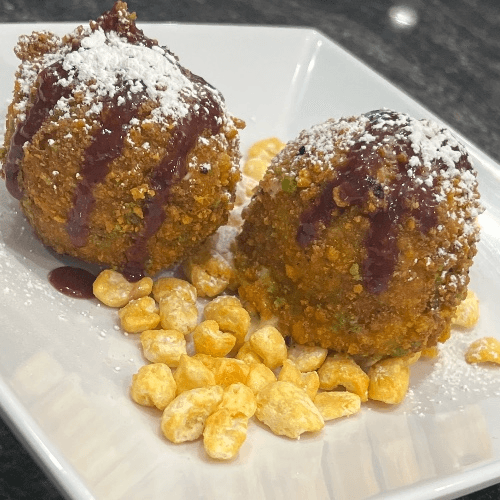 Cereal Encrusted Fried Ice Cream