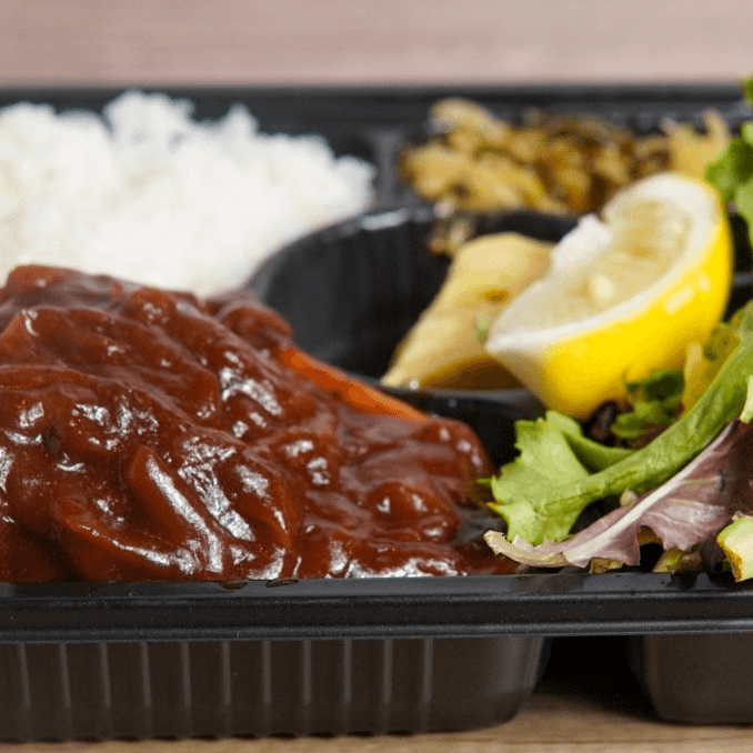 Menchi Katsu Bento　メンチカツ弁当.