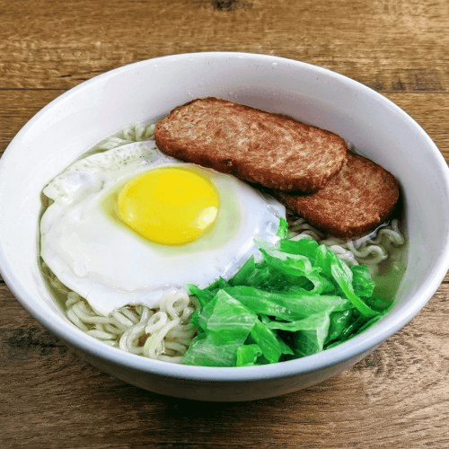 Choice of Meat + Egg Instant Noodle Soup