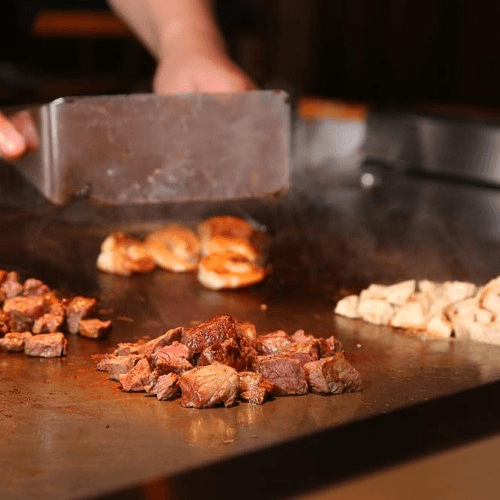 Chicken & Scallops Hibachi.