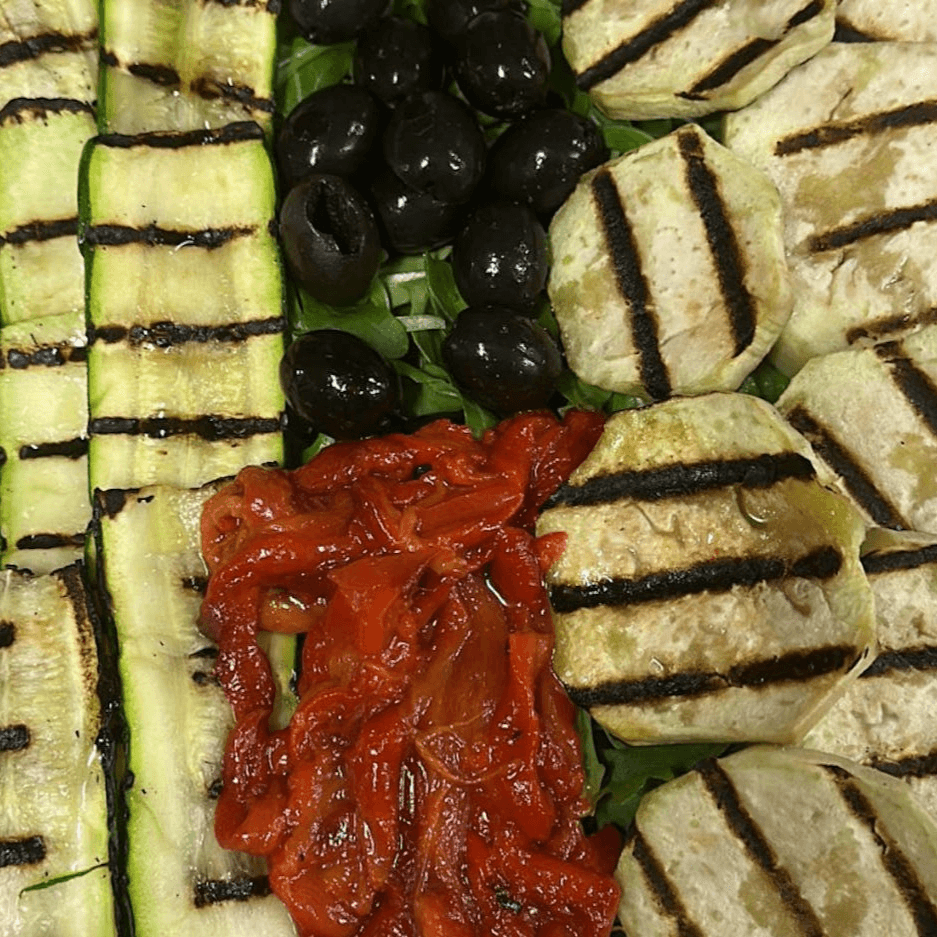 Grilled Mixed Vegetable Antipasto.