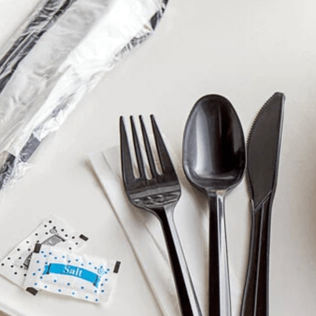 Service Pack (1 serving utensil, plates, napkins & cutlery for 10).
