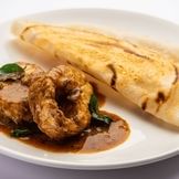 Kal Dosa With Fish Kulambu (3 Pcs).