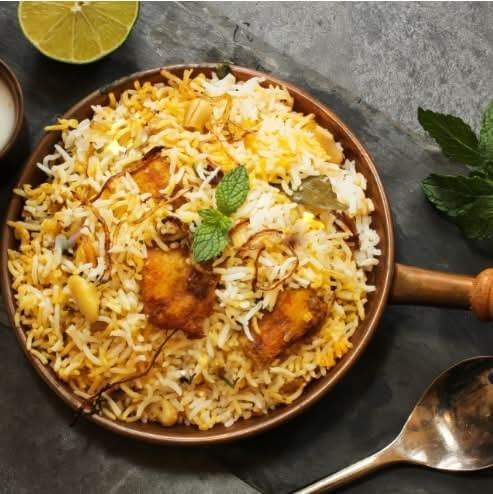 Fish Biryani.