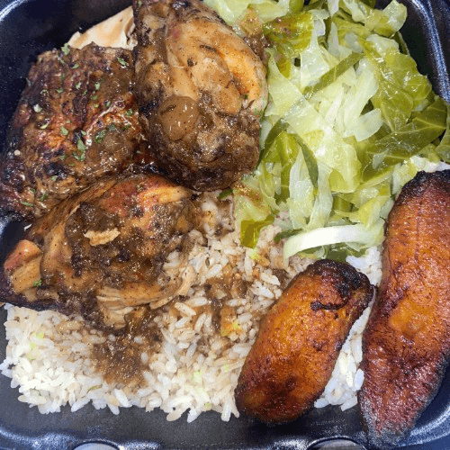 Island Style Smoked Jerk Chicken.