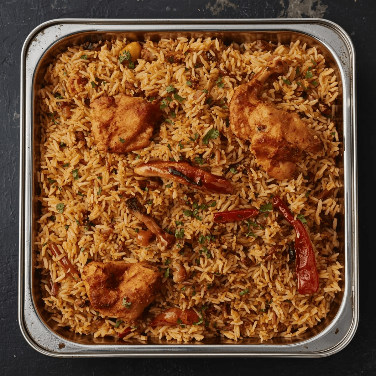 Hyderabadi Chicken Dum Biryani - Family Pack.