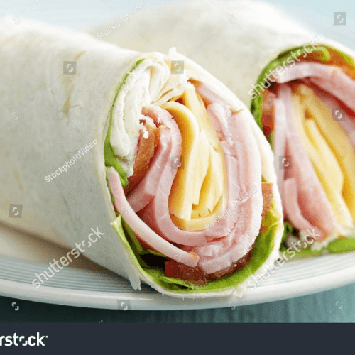 Wraps - Ham and Swiss Cheese 