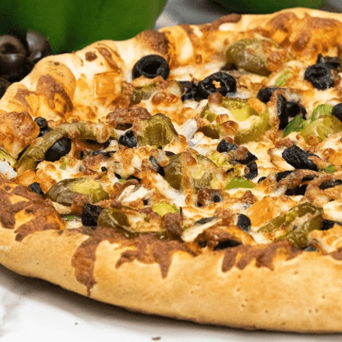 Veggi Delight Pizza.