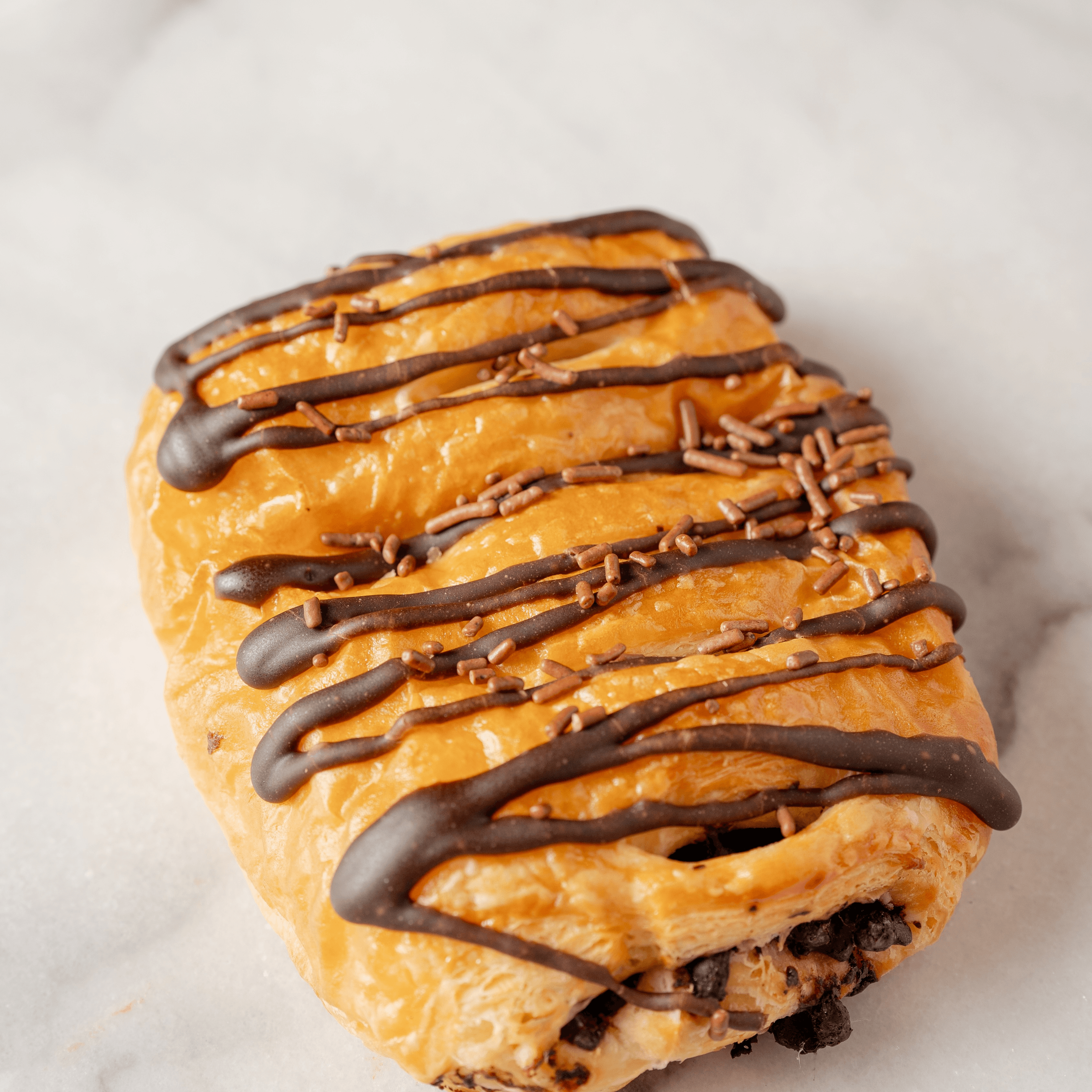 CHOCOLATE CROISSANT.