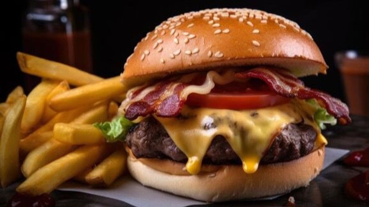 La Tazita Bacon Burger (6 Oz).