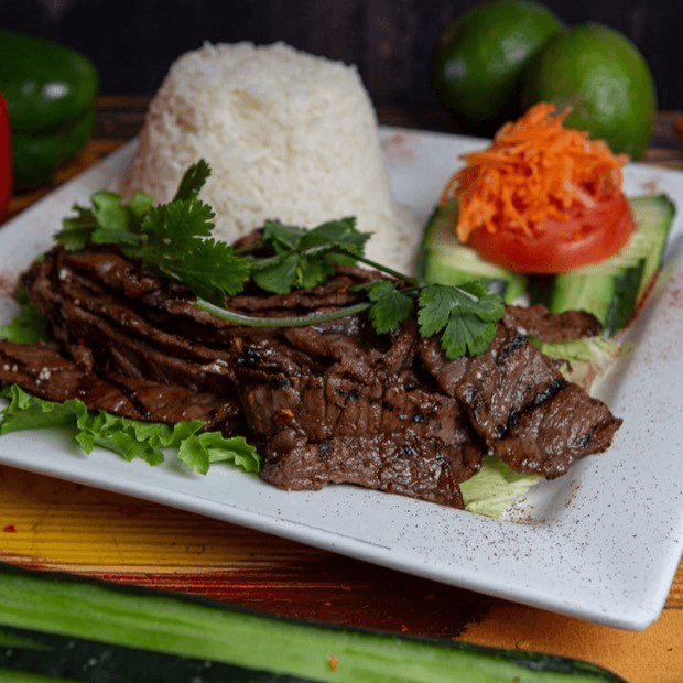 Grilled Beef Plate (Com Bo Nuong).