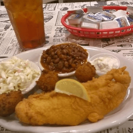 1 Piece Whitefish Dinner.