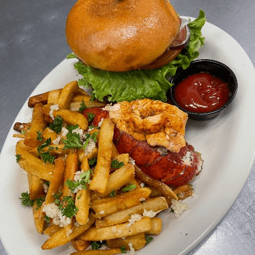 Surf and Turf Burger (Lobster)