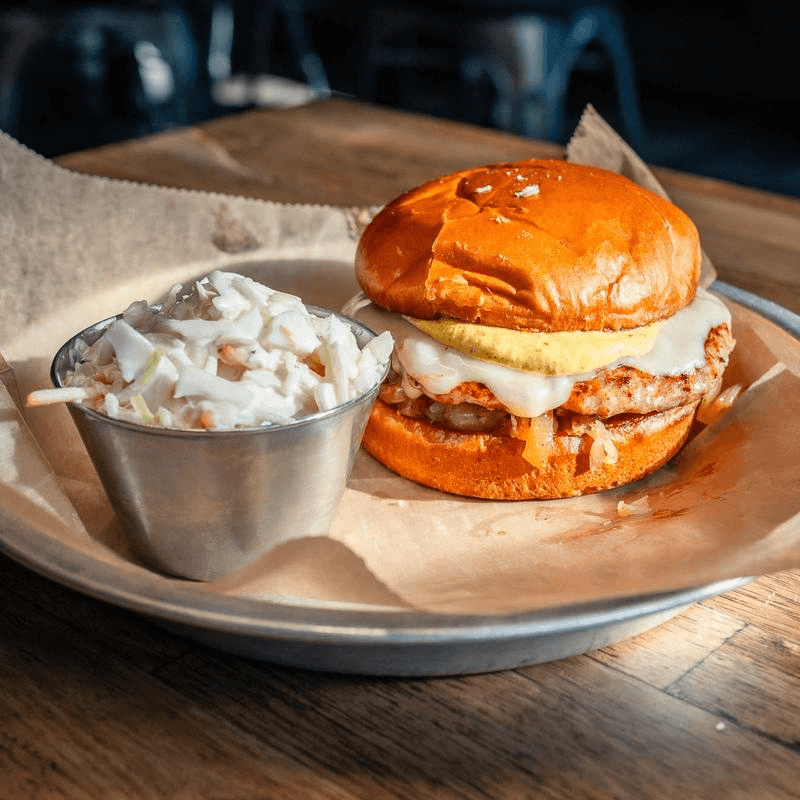 LG Meat Brat Burger.