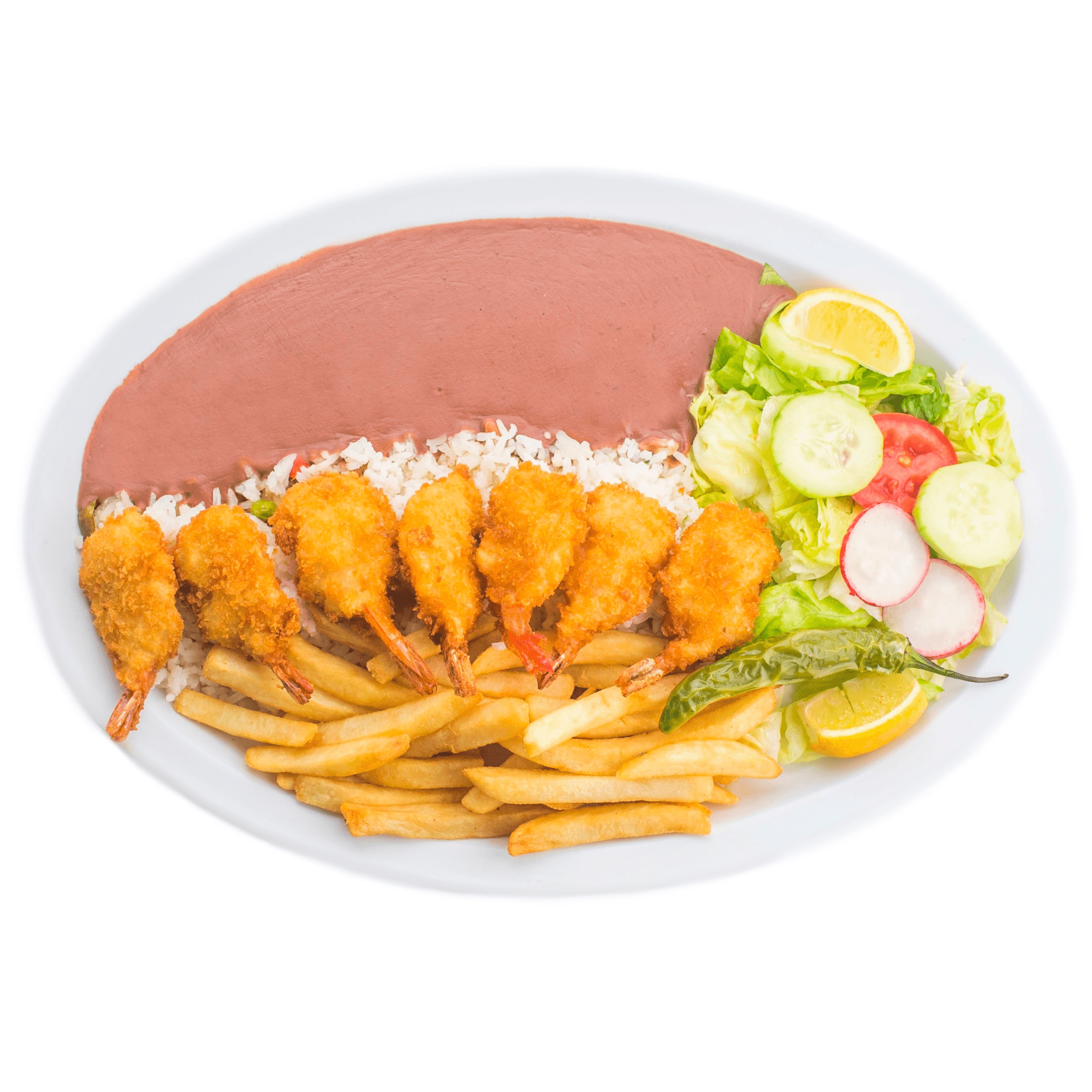 Camarones Empanizados.