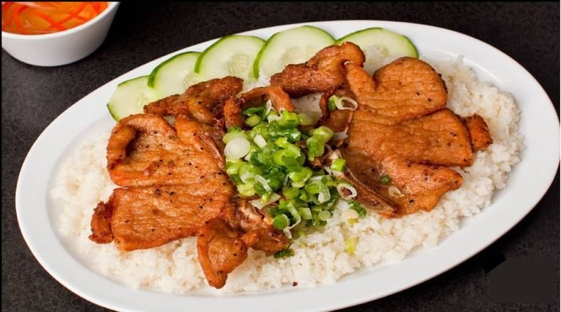 Rice (2 Pork Chop) Combo.