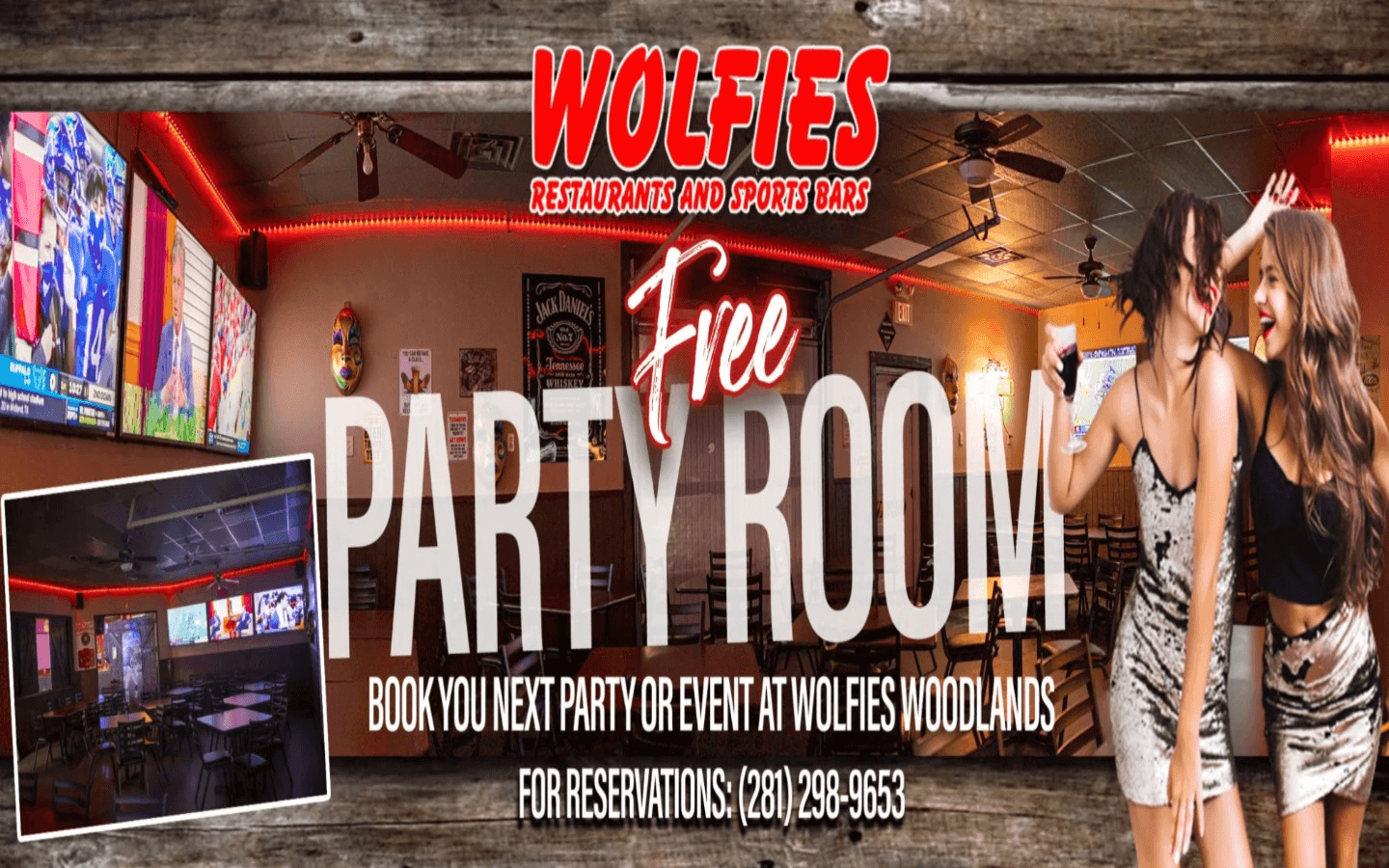  Booking at wolfies woodlands