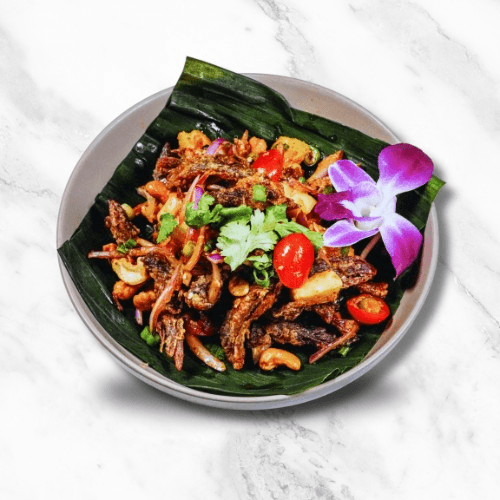 Crispy Duck Salad (C) (S).