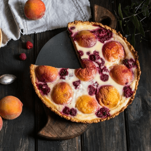 Large Rustic Fruit Tart.