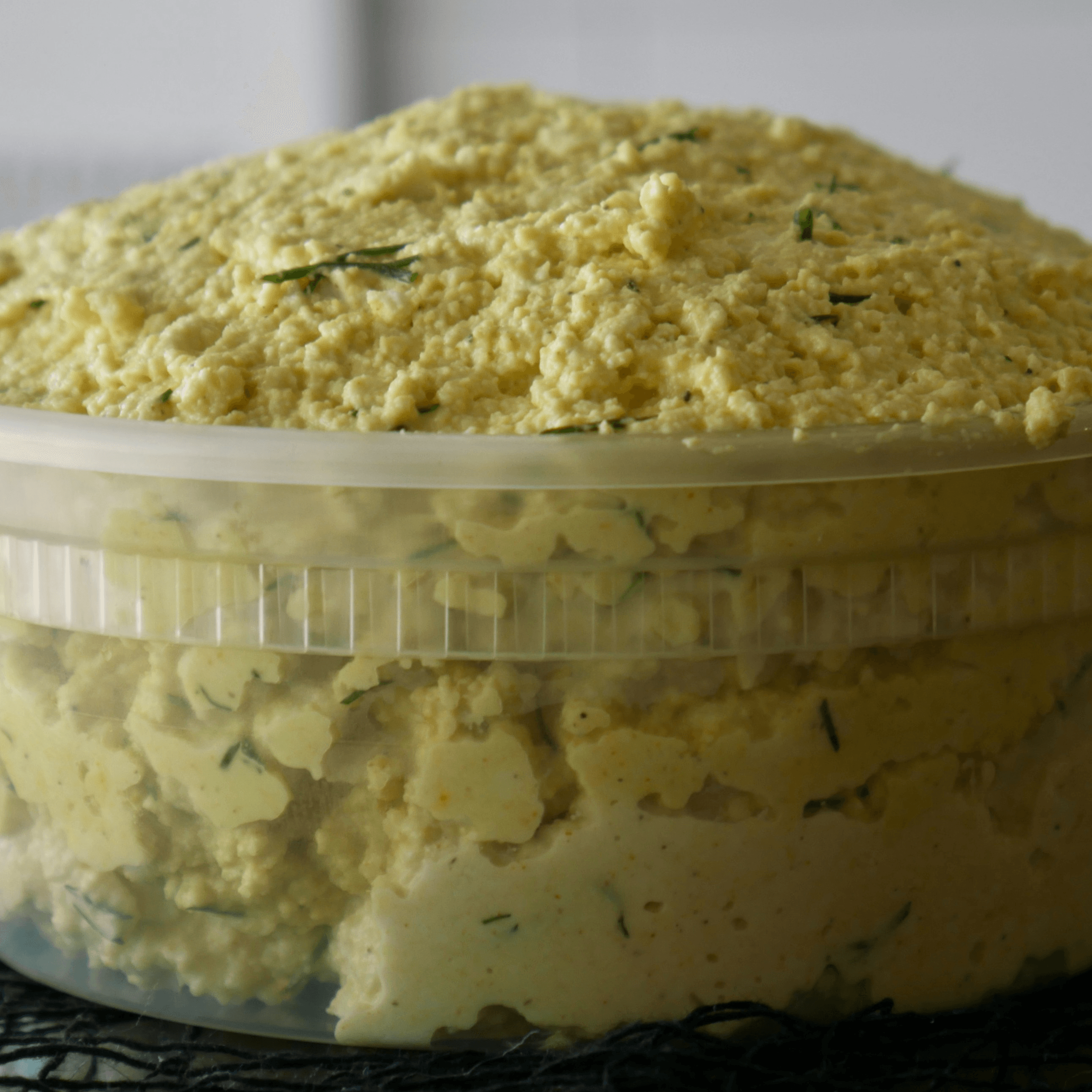 1/4 lb Egg salad.