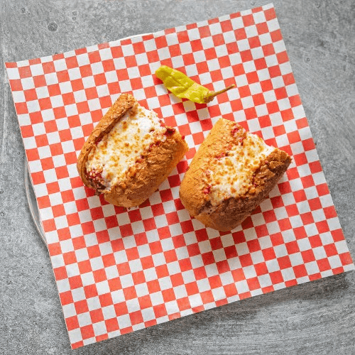 Meat Ball & Cheese Sandwich.